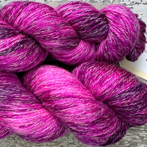 Dianthus “Pink Kisses”, merino pima cotton 4ply yarn