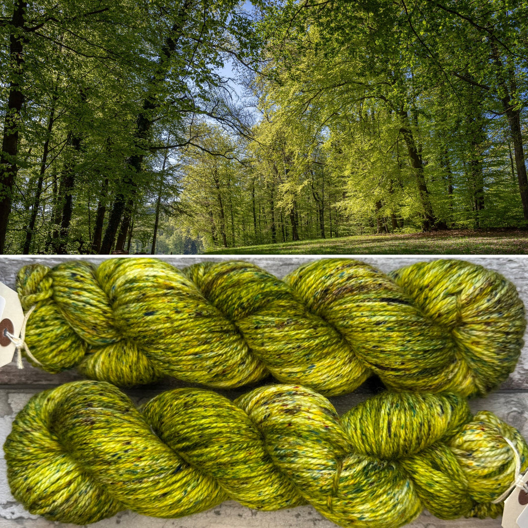 Delightfully Deciduous Aran, soft superwash merino yarn