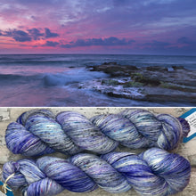 Load image into Gallery viewer, Evening Light, merino nylon sock yarn