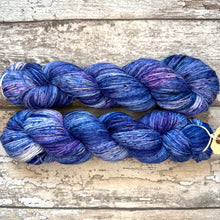 Load image into Gallery viewer, Purple Petals, merino nylon sock yarn