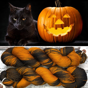 Cats Are The Better Option, merino nylon sock yarn