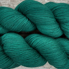 Load image into Gallery viewer, Pthalo Green, merino nylon sock yarn
