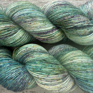 Ribbit, merino nylon sock yarn