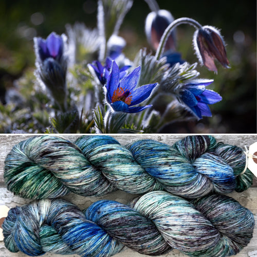Dappled Sunlight, merino nylon sock yarn