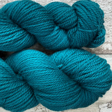 Load image into Gallery viewer, Peacock Teal, aran superwash merino yarn