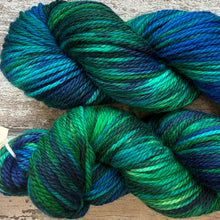Load image into Gallery viewer, Peacock Aran, soft superwash merino yarn