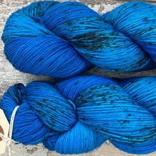 Load image into Gallery viewer, Dendrobates azureus DK, merino nylon yarn