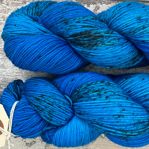 Dendrobates azureus DK, merino nylon yarn