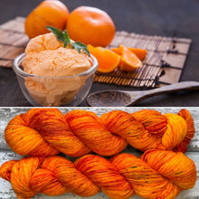 Load image into Gallery viewer, Orange Sorbet, merino nylon sock yarn