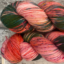 Load image into Gallery viewer, Christmas Cactus, merino nylon sock yarn