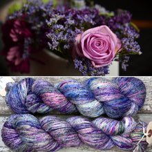 Load image into Gallery viewer, Seasonal Rose, merino pima cotton 4ply yarn