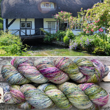Load image into Gallery viewer, English Country Garden, merino nylon sock yarn