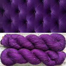 Load image into Gallery viewer, Royal Purple DK, merino nylon mermaid yarn