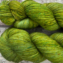 Load image into Gallery viewer, (May) Greenfinch, merino nylon sock yarn