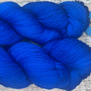 Ultramarine, merino nylon sock yarn