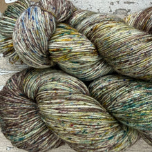 Load image into Gallery viewer, Maritime Sunburst Lichen, merino nylon sock yarn
