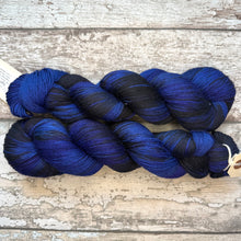 Load image into Gallery viewer, Night Ocean, merino nylon sock yarn