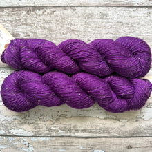 Load image into Gallery viewer, Royal Purple DK, merino nylon mermaid yarn