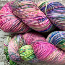 Load image into Gallery viewer, Rainbow Sprinkles, merino nylon sock yarn