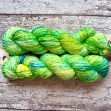 Load image into Gallery viewer, Not Everything has to be Grey, merino mermaid sparkle sock yarn