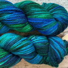 Load image into Gallery viewer, Peacock Aran, soft superwash merino yarn