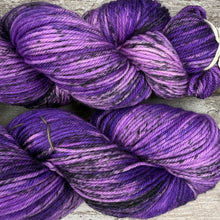 Load image into Gallery viewer, SALE Purple Guppy DK, merino nylon yarn