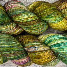 Load image into Gallery viewer, Christmas Rose, merino nylon sock yarn