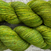 Load image into Gallery viewer, (May) Greenfinch, merino nylon sock yarn
