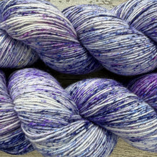 Load image into Gallery viewer, Blue Star Creeper, merino nylon sock yarn