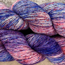 Load image into Gallery viewer, Meadow Poppies, merino nylon sock yarn
