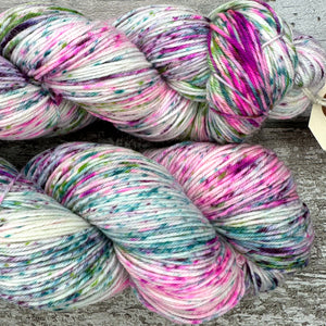 Summer Pond, merino nylon sock yarn