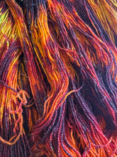 Load image into Gallery viewer, Inner Fire, merino mermaid sparkle sock yarn