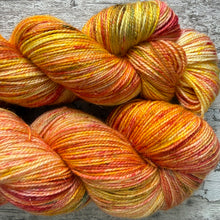 Load image into Gallery viewer, Sunset with Friends, merino nylon sock yarn