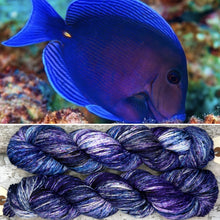 Load image into Gallery viewer, Caribbean Blue Tang DK, merino nylon yarn