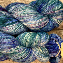 Load image into Gallery viewer, Blue Jay, merino nylon sock yarn