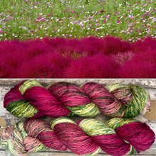Load image into Gallery viewer, Red Kochias Aran, soft superwash merino yarn