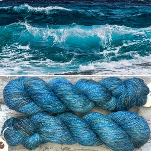 Ocean View, merino pima cotton 4ply yarn