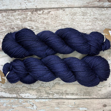 Load image into Gallery viewer, In the Navy Aran, soft superwash merino yarn