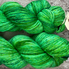 Load image into Gallery viewer, Green Chromis Fish, merino nylon sock yarn