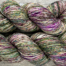 Load image into Gallery viewer, Moss and Mushrooms, merino nylon sock yarn