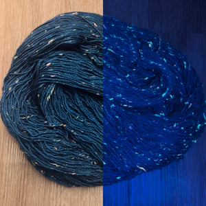 City Blues Donegal, merino fingering yarn