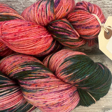 Load image into Gallery viewer, Christmas Cactus, merino nylon sock yarn