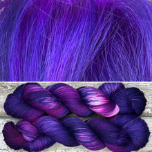 Load image into Gallery viewer, As Dramatic as My Hair!, merino nylon sock yarn