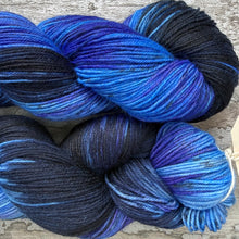 Load image into Gallery viewer, Common Blue Butterfly, merino nylon sock yarn