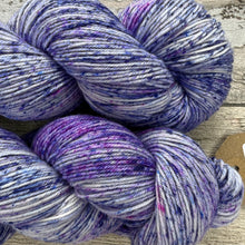 Load image into Gallery viewer, Blue Star Creeper, merino nylon sock yarn