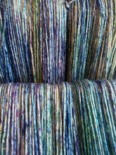 Load image into Gallery viewer, View of the Campsies DK, merino mermaid sparkle yarn