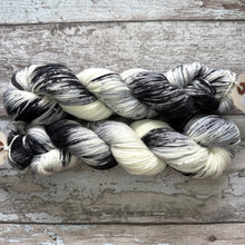 Load image into Gallery viewer, Silver Bengal Cat, merino nylon sock yarn