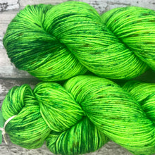 Load image into Gallery viewer, Lime Sorbet, merino nylon sock yarn