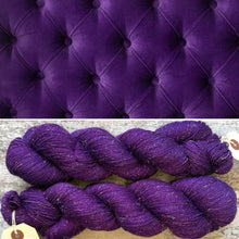 Load image into Gallery viewer, Royal Purple, merino nylon mermaid sock yarn