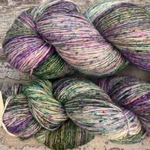 Load image into Gallery viewer, Ornamental Cabbage, merino nylon sock yarn